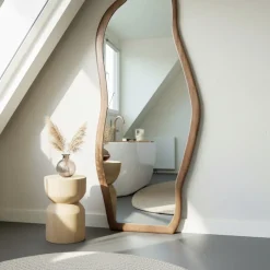 Online By-Boo LABAN Miroir organique en bois 180x72cm
