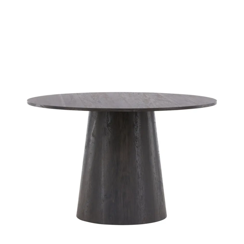 Online Venture Home LANZO Table à manger 4 personnes ronde en bois
