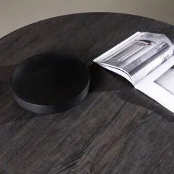 Online Venture Home LANZO Table à manger 4 personnes ronde en bois