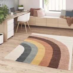 Hot Drawer LEELOO Tapis contemporain à motif géométrique