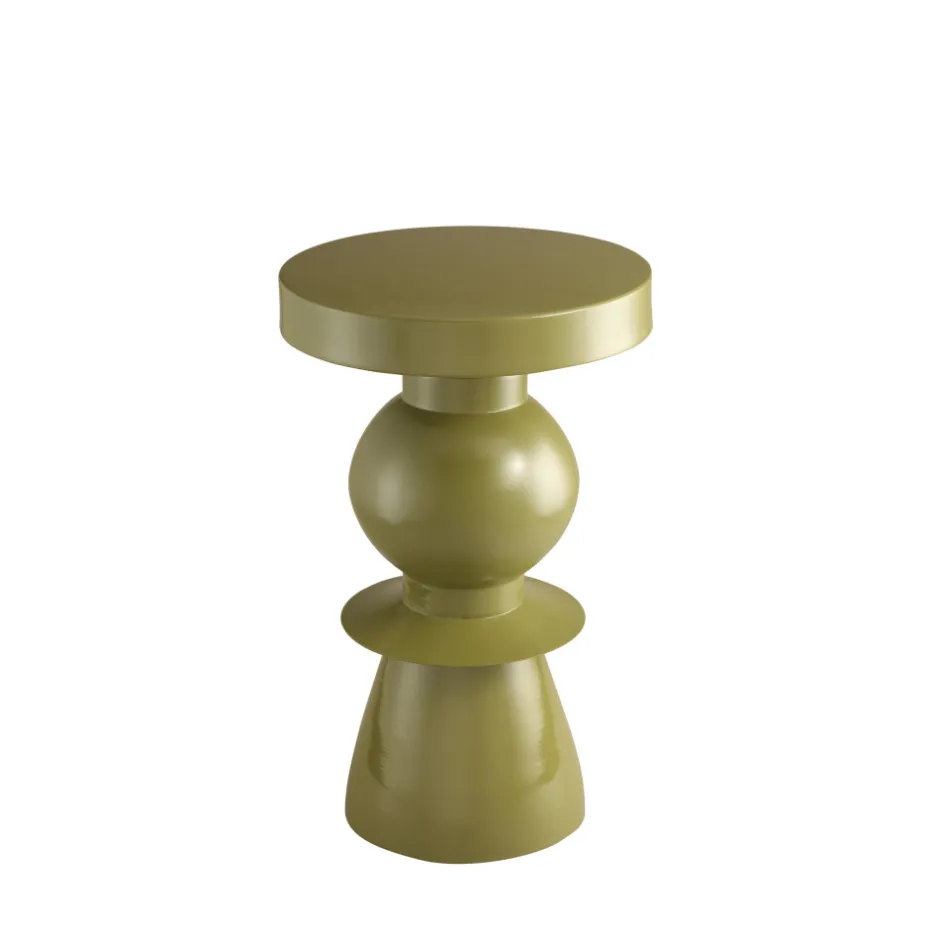 Hot Drawer LENA Table d'appoint ronde en aluminium ø32,5cm