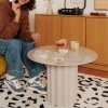 Discount Drawer LEON Table basse ronde en aluminium ø64cm