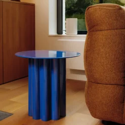 New Drawer LEON Table d'appoint ronde en aluminium ø43cm