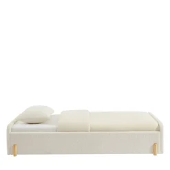 Sale No name LEONA Lit enfant en tissu bouclette 90x190cm