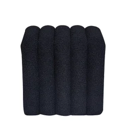 Sale Drawer LETO Pouf rembourré en tissu bouclette