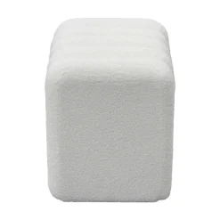 Sale Drawer LETO Pouf rembourré en tissu bouclette