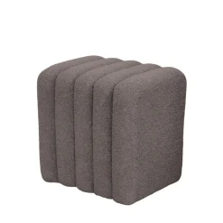 Sale Drawer LETO Pouf rembourré en tissu bouclette