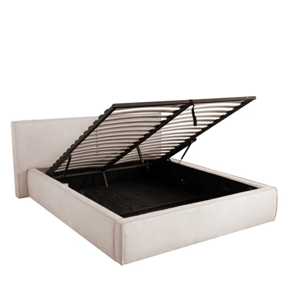 Online Drawer LIBERIA Lit coffre en tissu 160x200cm