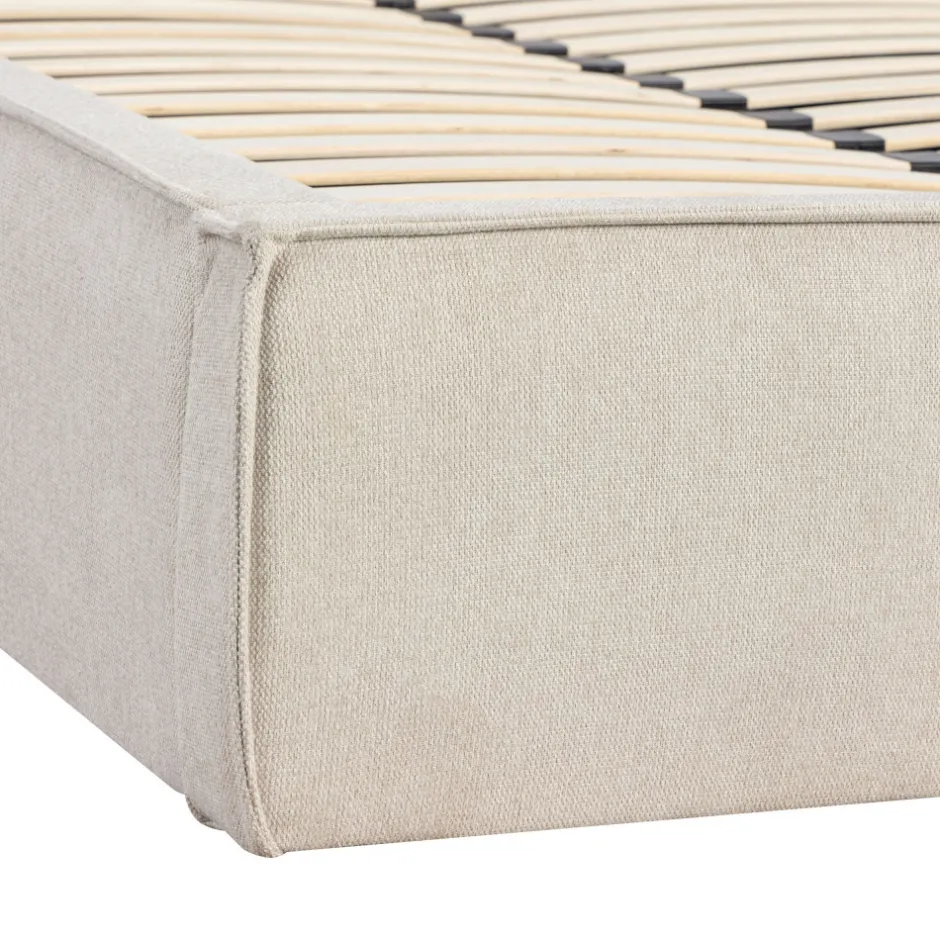 New Drawer LIBERIO Lit coffre en tissu 140x190cm