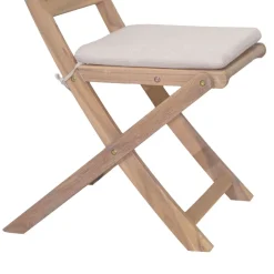 Best Drawer LINA Lot de 2 chaises pliantes de jardin en bois