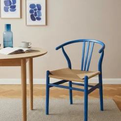 Clearance Drawer LIO Lot de 2 chaises en corde tressée et bois