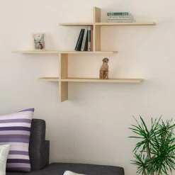 Discount Drawer LIO Étagère murale en bois L123cm
