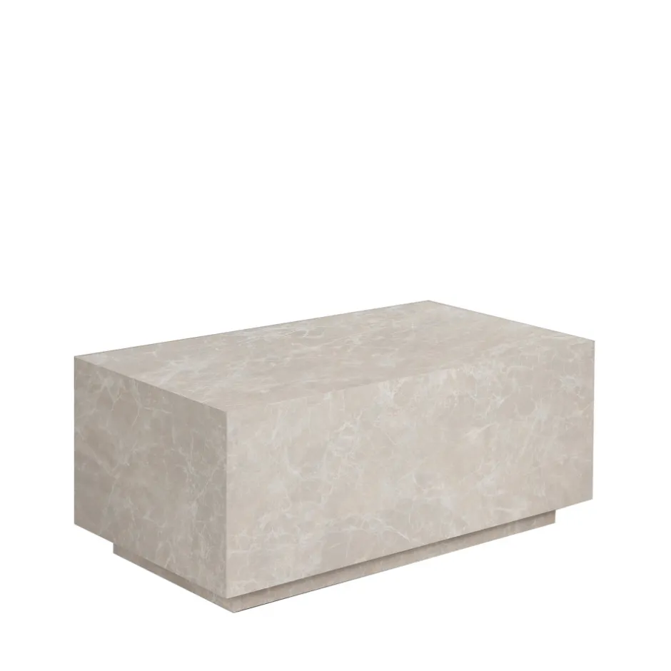 Sale Drawer LIPANI Table basse effet marbre 90x50cm