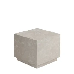 Online Drawer LIPANI Table d'appoint carrée effet marbre 40x40cm