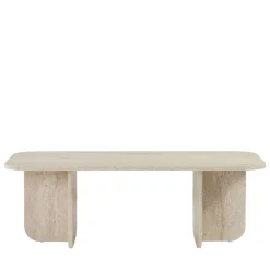 Best Drawer LISON Table basse rectangulaire effet travertin 120x60cm