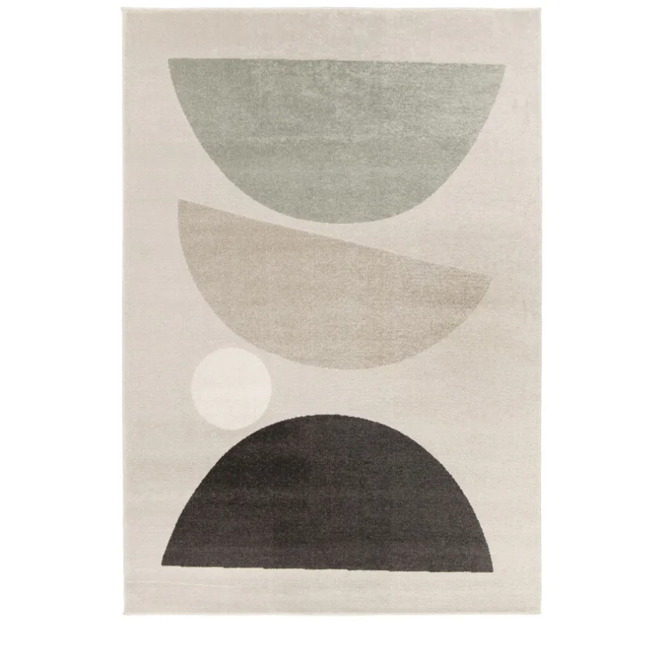Discount Drawer LÉO II Tapis contemporain à motif géométrique