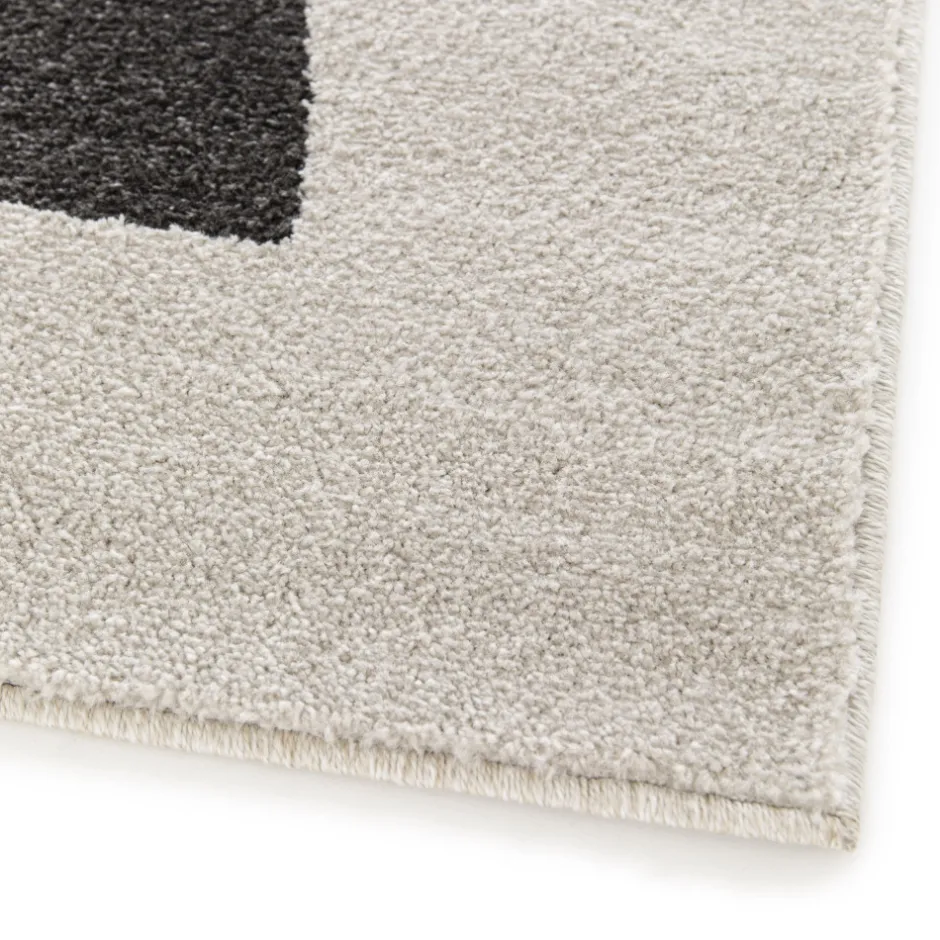 Discount Drawer LÉO II Tapis contemporain à motif géométrique