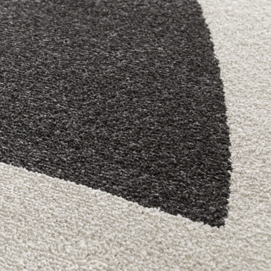 Discount Drawer LÉO II Tapis contemporain à motif géométrique