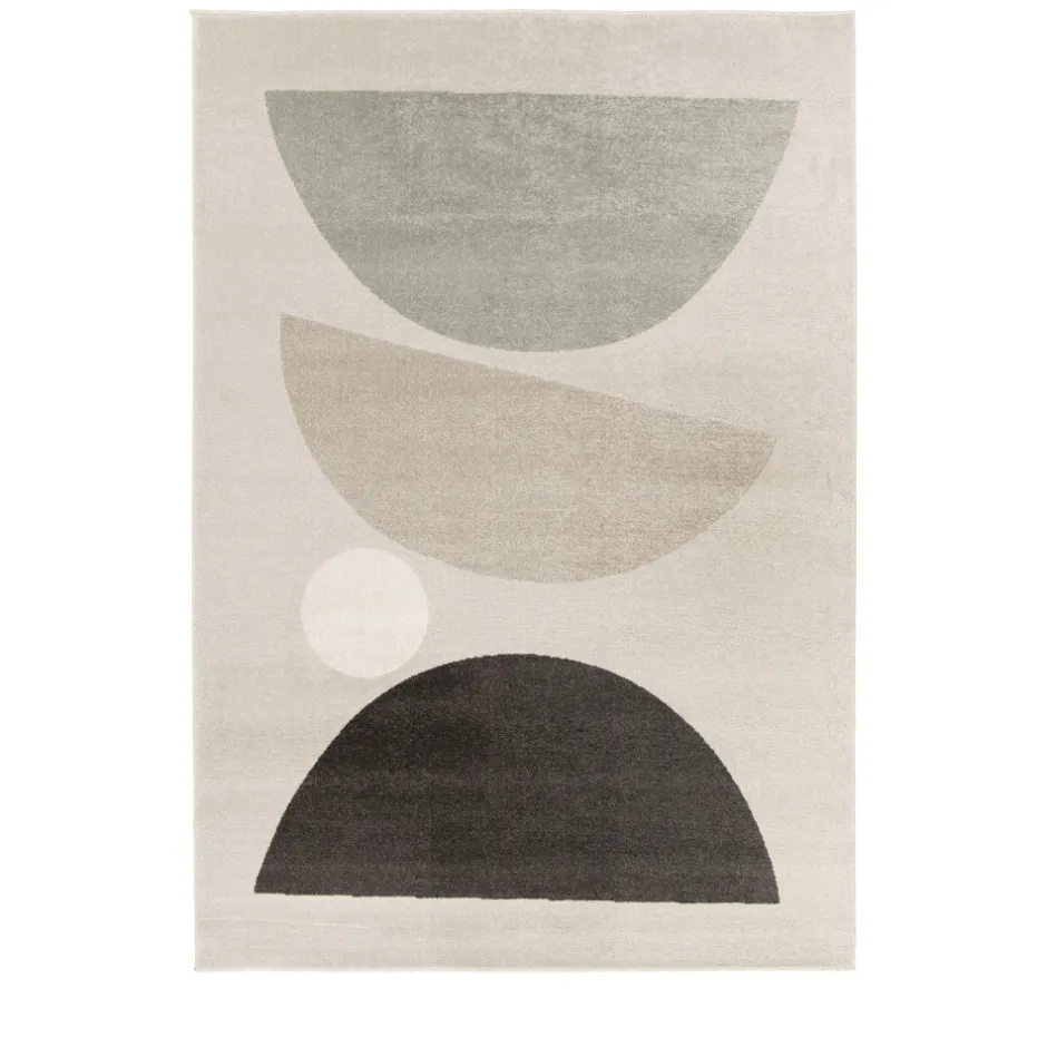 Discount Drawer LÉO II Tapis contemporain à motif géométrique
