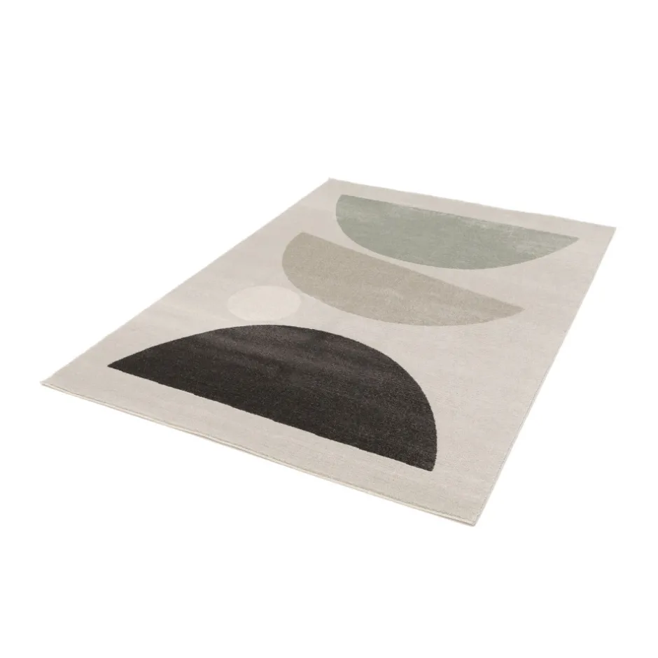 Discount Drawer LÉO II Tapis contemporain à motif géométrique