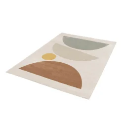 Sale Drawer LÉO Tapis contemporain à motif géométrique