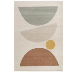 Sale Drawer LÉO Tapis contemporain à motif géométrique