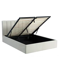 Sale Drawer LOU Lit coffre en tissu 140x190cm