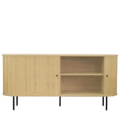 New Drawer LUCIE Buffet aux portes coulissantes en bois et métal L160cm