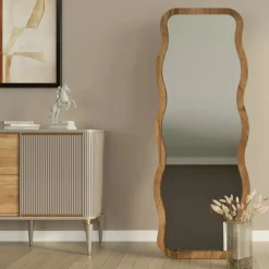 Outlet Drawer LUNA Miroir sur pieds en bois 50x160cm