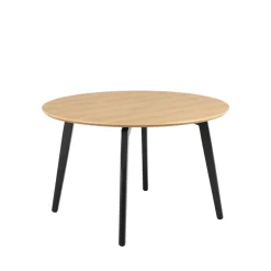 Best Drawer LUNKA Table à manger 4 personnes ronde en bois ø120cm