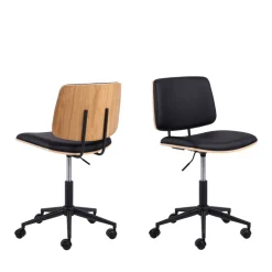 Discount Drawer LYCOREA Chaise de bureau en simili