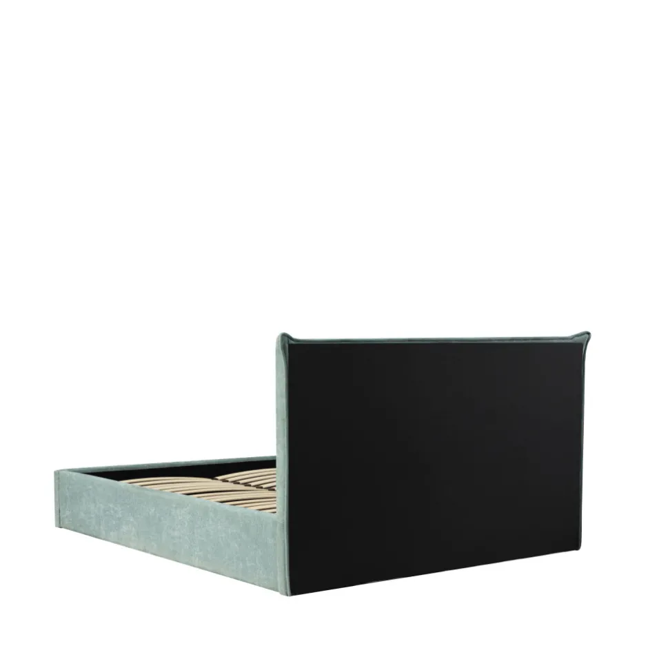 Best Drawer MAC BETH Lit coffre en tissu 160x200cm