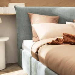 Best Drawer MAC BETH Lit coffre en tissu 160x200cm