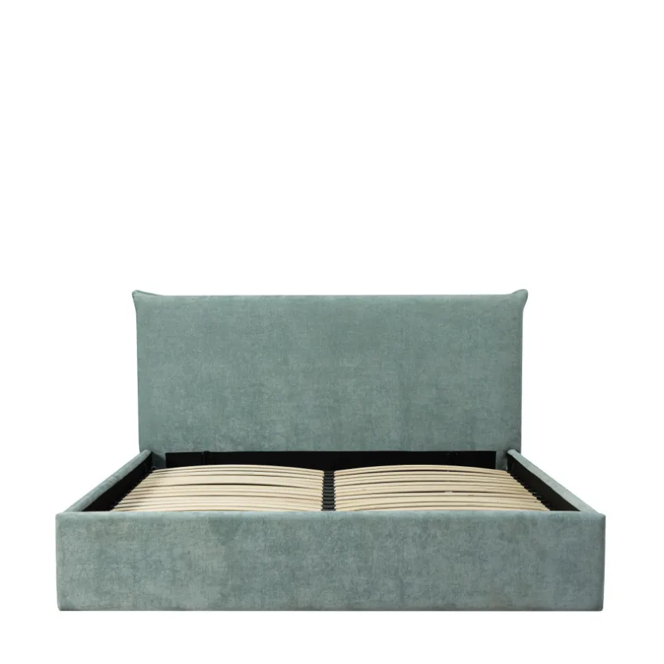 Best Drawer MAC BETH Lit coffre en tissu 160x200cm
