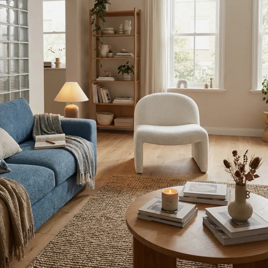 Online Drawer MALO Fauteuil lounge en tissu