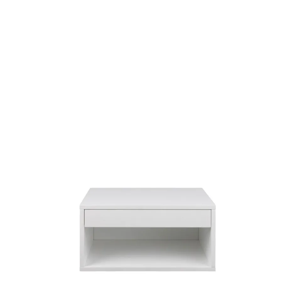 Discount Drawer MANO Table de chevet murale 1 niche, 1 tiroir en bois