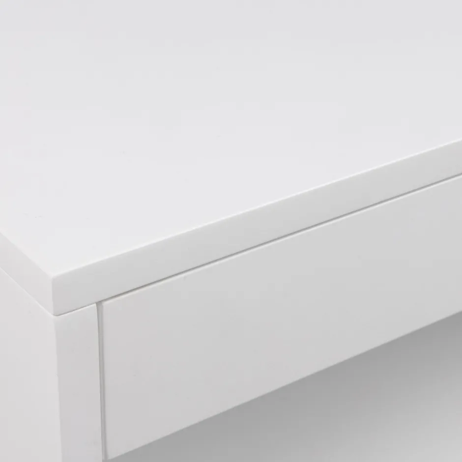 Discount Drawer MANO Table de chevet murale 1 niche, 1 tiroir en bois