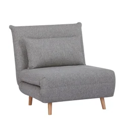 Online House Nordic MARLOW Fauteuil convertible en tissu et bois