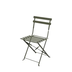 Outlet Drawer MARSEILLE Ensemble table de jardin pliante ronde bistrot et 2 chaises en métal