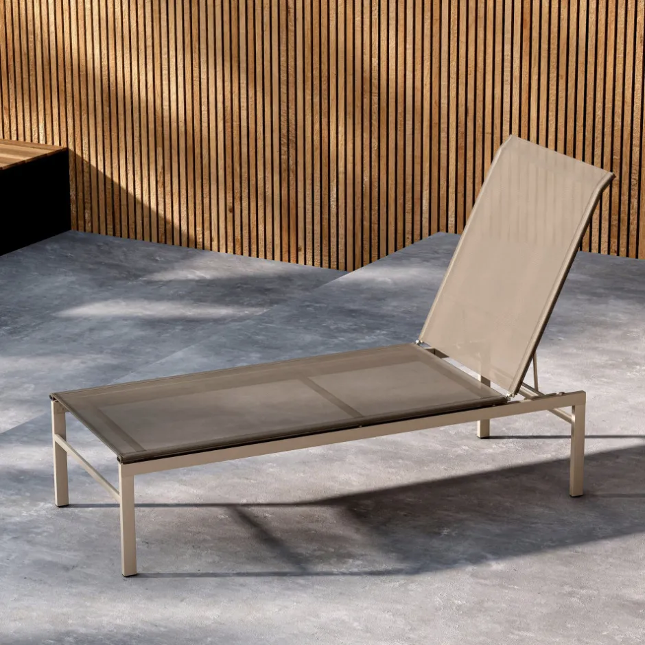 Discount Venture Home MASSIMO Chaise longue inclinable en aluminium
