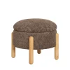 Best House Nordic MEDAS Pouf rond en tissu ø45cm