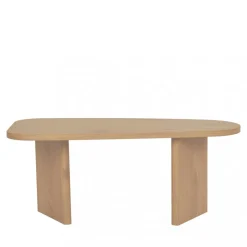 Online House Nordic MELO Table basse organique en bois 100x50cm