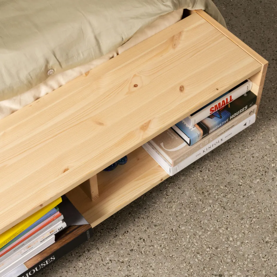 Hot Karup Design MERGE Lit avec rangement en bois 180x200cm