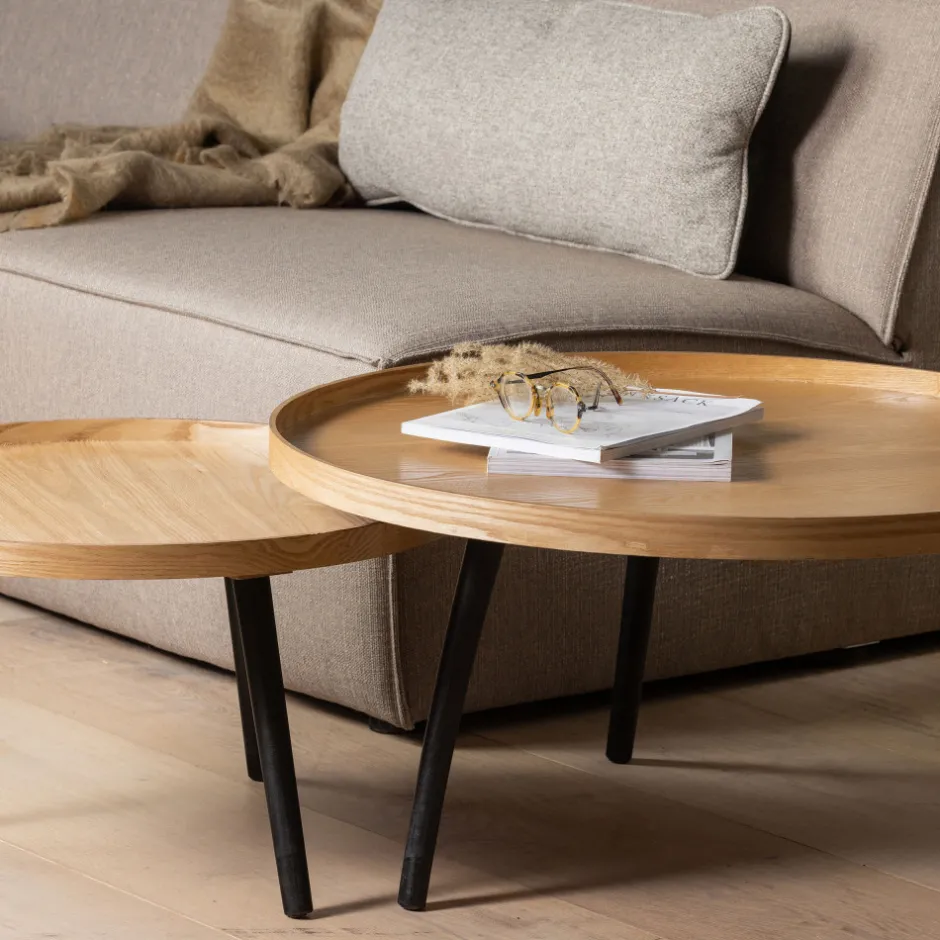 Online Woood MESA Table d'appoint ronde bois ø78cm