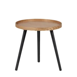 Hot Woood MESA Table d'appoint ronde en bois ø45cm