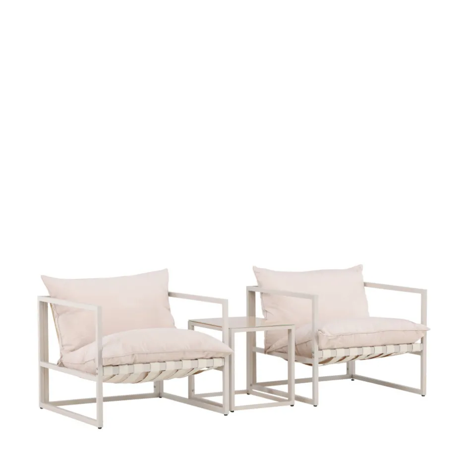 Clearance Venture Home MESSINA Salon de jardin 2 personnes en acier