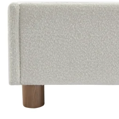 Outlet No name MILLO Lit coffre en tissu bouclette 160x200cm