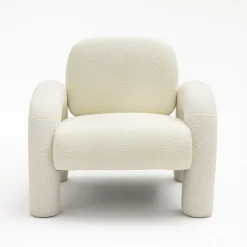 Best Drawer MIO Fauteuil en tissu bouclette