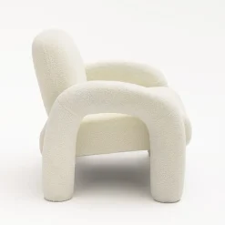 Best Drawer MIO Fauteuil en tissu bouclette