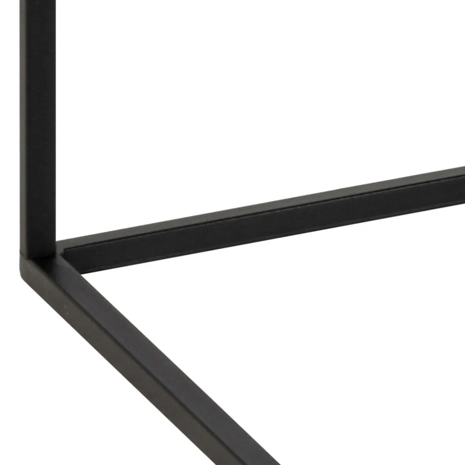 Online Drawer MIXO Table basse en effet marbre et métal 110x55cm